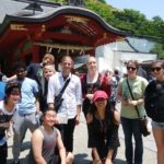 KCP students at Enoshima shrine.