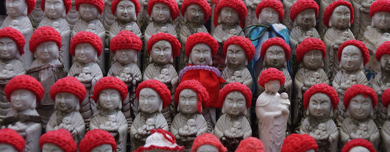 Jizo Bosatsu statues