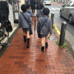 Japanese Kids on their way to school