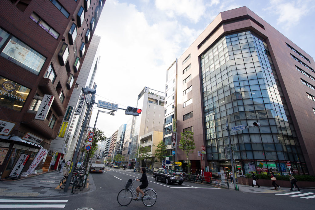 Shinjuku street scene.