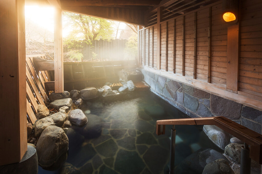 Japan hot bath